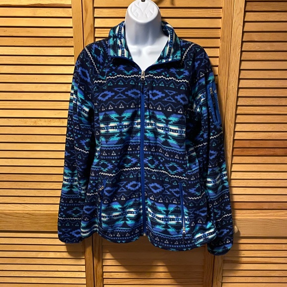 Free Country Aztec Fleece Jacket 
